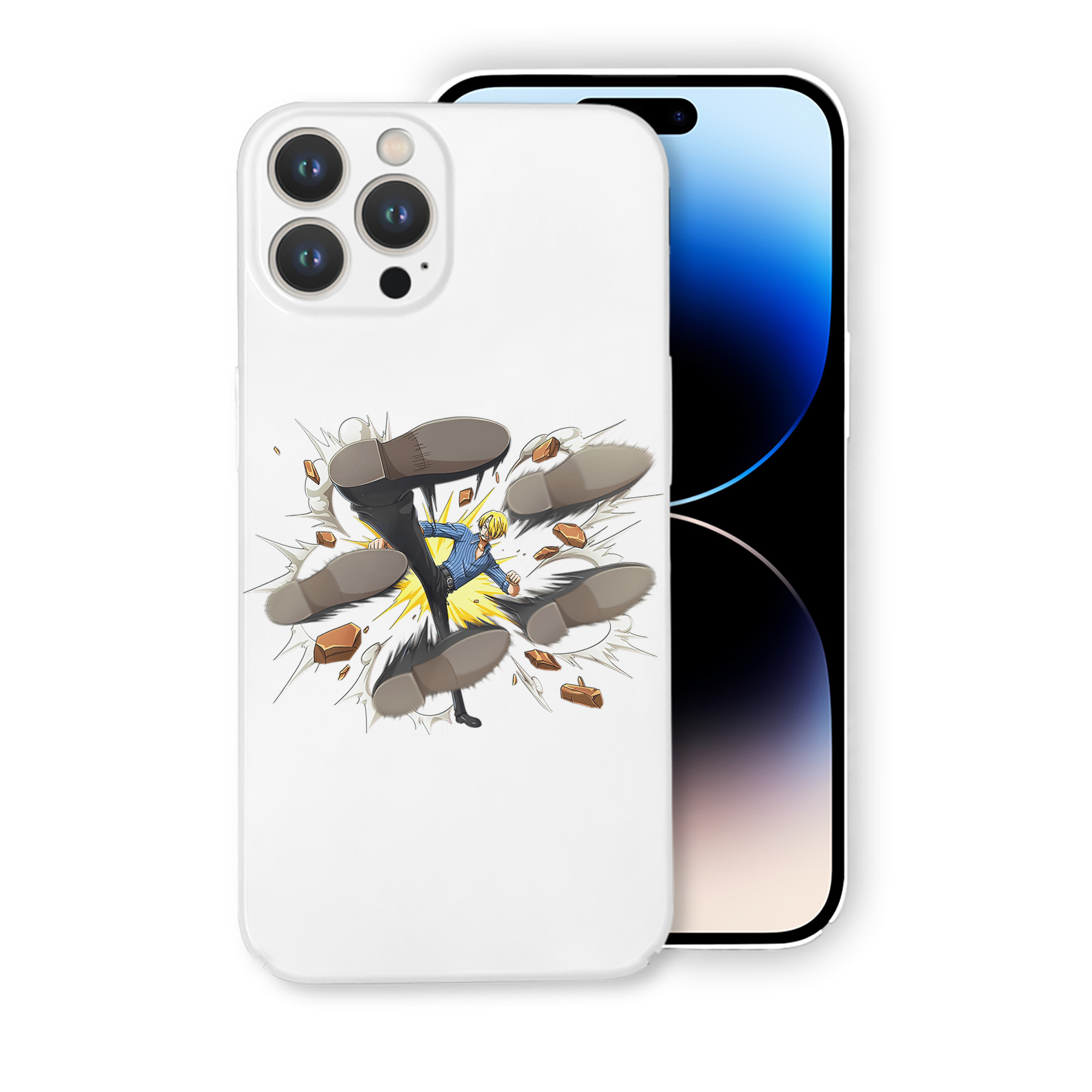 （画像用） ワンピース サンジ ONE PIECE Sanji 【iPhone 14シリーズ対応】ハードケース